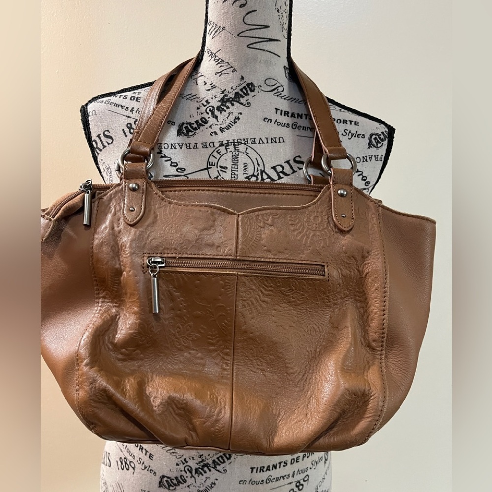 The Sak -  Brown Leather Handbag/Satchel